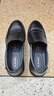 奥康（Aokang）官方春秋季流行商务休闲皮鞋男士舒适百搭一脚蹬鞋子男黑42码 实拍图