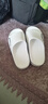 回力厚底防滑男女士凉拖室内外穿软底洗澡浴室拖鞋HL0212白色38-39 实拍图