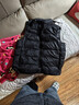 京东京造【零压排骨羽绒】轻薄羽绒服男外套冬季防钻绒马甲背心曜石黑 XL 实拍图