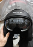 凤凰（Phoenix）新国标A类3C认证电动车摩托车头盔双镜片防雾哑黑围脖男女四季通用电瓶车3/4半盔冬季保暖安全帽 实拍图