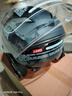 京东京造 TK08摩托车头盔双镜片 3C认证新国标秋冬季防冻保暖护耳电瓶车电动车头盔M码黑色 实拍图