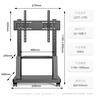 幕后英雄移动电视支架32-70英寸落地电视机支架子一体机推车视频会议显示器屏幕立式挂架电视挂架 晒单实拍图