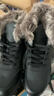 全洲狼 雪地靴男冬季新款东北棉鞋男大码抗寒防水加绒保暖轻便防滑靴子 黑色棉鞋-升级版 加绒 42 (260mm) 实拍图