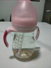 好孩子（gb）PPSU婴儿奶瓶宽口径奶瓶带手柄吸管小饿魔系列300ml粉色 6个月+ 实拍图