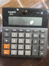 卡西欧（CASIO）MH-12-BK小型12位双电源桌面办公超宽计算器黑色专业计算系列 实拍图
