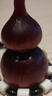 正宗非洲小叶紫檀小葫芦手把件檀木文玩木雕办公把玩盘玩包浆解压 非洲小叶紫檀葫芦 7.5cm 实拍图