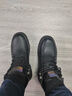 海澜之家HLA马丁靴男士休闲鞋秋冬工装鞋子男HAAGZM4AB70567 黑色加绒42 实拍图