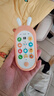 贝恩施儿童玩具手机婴儿宝宝趣味电话男女孩双语音乐玩具 粉色 实拍图