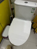 九牧（JOMOO）马桶 家用虹吸式马桶大冲力节水坐便器 防臭瞬冲 易洁抗菌马桶 行业爆款-双旋暴风冲11370-305坑 实拍图