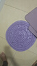 SMOOKY指压板脚底按摩脚垫穴位疏通脚心指压板仿鹅卵石圆形垫慢跑 优雅紫【圆形直径约55cm】 实拍图