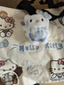 kitty帆布包大容量春夏新款卡通帆布包可爱通勤包小众百搭手提包 KT猫【蓝色-无挂件】 实拍图