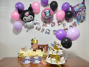 多美忆 生日场景布置女孩生日气球装饰男孩儿童宝宝周岁生日快乐库洛米 实拍图