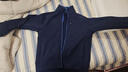 优衣库男装针织摇粒绒拉链茄克/长袖外套廓系夹克479863 69 藏青色 M /170/92A 实拍图