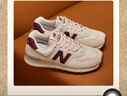 NEW BALANCE NB574官方休闲鞋女鞋复古舒适秋冬透气网鞋礼物轻便百搭运动鞋 米白色 WL574RCF 37 (脚长23.5cm)尺码详询客服 实拍图