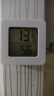 家用电子温湿度计 室内干湿家用温湿度显示器迷你便携高精度壁挂式静音 白色精致款-1个 实拍图