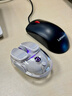 前行者（EWEADN）Q9小土豆无线蓝牙双模透明鼠标游戏可充电式电竞电脑笔记本低音轻量化RGB灯效 月陶白 实拍图