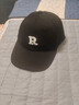 【热巴同款】加大棒球帽帽子男女大头围显脸小春夏字母百搭棒球帽 刺绣款-黑色 实拍图