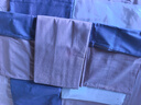 京东京造全棉四件套 国标A类 柔软空气洗 纯棉亲肤 床单被套枕套床上四件套  1.5米床暮霞蓝紫 实拍图