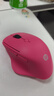 惠普（HP）Engineer1人体工学鼠标中小手女性鼠标 莓红色 无线蓝牙双模式办公鼠标 蓝影传感器PAW3220 实拍图