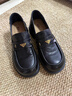 百丽（Belle）元宝乐福鞋女鞋2026春季新款商场同款羊皮黑色小皮鞋E9L1DAA6 黑色 39 (245mm) 晒单实拍图