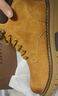 骆驼（CAMEL）王俊凯同款马丁靴高帮秋户外工装大黄靴男 GE122W7757T 金黄 42 实拍图
