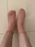 全棉时代月子袜孕妇打底纯棉软弹不勒脚专用抗菌宽口袜 棉绒白+棉绒白+棉绒白【22cm-24cm】 实拍图
