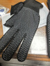 垂钓户外骑行快递外卖专用防滑手套露二指耐磨可触屏男女通用 黑色【1双】 实拍图