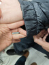 坦博尔羽绒服男短款连帽运动户外保暖外套厚530337D 山林迷踪灰 185  实拍图