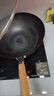 苏泊尔（SUPOR）铁锅炒锅蜂窝无涂层精铁炒菜锅平底燃气灶电磁炉锅通用34cm带盖 实拍图