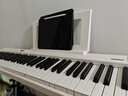 特伦斯折叠钢琴88键便携式电钢琴成人儿童电子琴重力度键盘V30pro钢琴 时尚白+专用琴包+Z琴架 实拍图