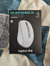 罗技（Logitech）大师系列 MX Anywhere 3S 静音鼠标 无线蓝牙双模鼠标 商务办公 便携鼠标 太空银 接收器另购 实拍图