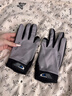 杨饰公子手套男冬季保暖骑行手套触屏防滑骑车摩托车户外防风防寒外卖手套 漏二指灰【春夏薄款】 均码 实拍图