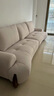 轻奢极简猫抓布沙发奶油风直排三四人法式小户型沙发客厅简约现代 猫爪布-海绵款 单人位1.23米 实拍图