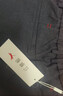 红蜻蜓（RED DRAGONFLY）休闲裤男加绒棉质商务休闲百搭直筒裤时尚修身微弹长裤子黑色31 实拍图