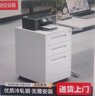洛克菲勒 钢制文件活动柜三抽屉柜 办公储物矮柜移动铁皮柜子带锁 白色 实拍图