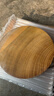 厨帮宝黄铁木砧板刀板砧板莱板实木家用抗菌防霉菜墩圆形案板粘板占板 【1人】提手款33*4cm 实拍图
