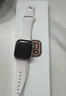 Apple/苹果 Watch Series 10 智能手表GPS款46毫米玫瑰金色铝金属表壳淡桃粉色运动型表带S/M MX293CH/B 实拍图