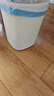 五月花手提压圈垃圾桶大号12L奶黄家用客厅厨房卫生间厕所家用垃圾桶 实拍图