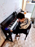 海蒂诗 电钢琴88键重锤电子钢琴儿童初学幼师专业成人家用数码立式钢琴 P-310木纹黑-蓝牙-重力度-配琴凳 实拍图