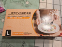 英科医疗一次性手套PVC100只大码12英寸加长食品级餐饮厨房防水家务清洁 实拍图