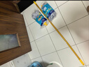 妙洁长杆拖把墩布自拧水拖把拖布棉线传统老式拖把水泥大理石地面圆拖 无纺布拖把1杆2头 实拍图