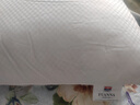 富安娜 枕头芯低枕酒店枕头全棉面料抗菌枕头芯纤维软枕芯一对装74*48cm 实拍图