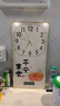 鹏创装饰画钟表客厅挂钟万年历现代时钟餐厅装饰画带温度日历简约个性 实拍图