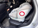 猫头鹰卢娜2 儿童安全座椅0-12岁婴儿车载360度旋转 新法规-卢娜2银白 实拍图