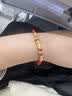 中国黄金（CHINA GOLD）足金招财貔貅手链男女款转运珠编织红绳手饰七夕情人节礼物送爱人 【京速达】貔貅手链【红绳】 实拍图