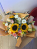 馨仪鲜花速递玫瑰向日葵康乃馨花束生日礼物全国同城配送 向日葵玫瑰混搭花束 实拍图