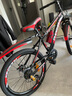 凤凰（Phoenix）儿童自行车山地车男女学生脚踏车6-15岁童车 霸道 黑红色 22寸 实拍图