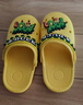 B.Duck小黄鸭童鞋儿童花园鞋男童宝宝洞洞鞋女童舒适软底拖鞋5966黄色20 实拍图