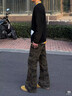adidas经典时尚宽松抓绒圆领卫衣套头衫男女秋季阿迪达斯三叶草 黑色 2XL 实拍图