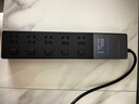 公牛（BULL）智能数显抗电涌防雷过载保护插座/插线板/插排/排插/接线板 5位分控开关全长1.8米 GNV-UK105F 实拍图